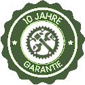 10 Jahre Garantie gegen durchrosten